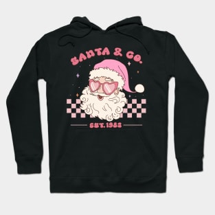 Santa and Co Pink Christmas Hoodie